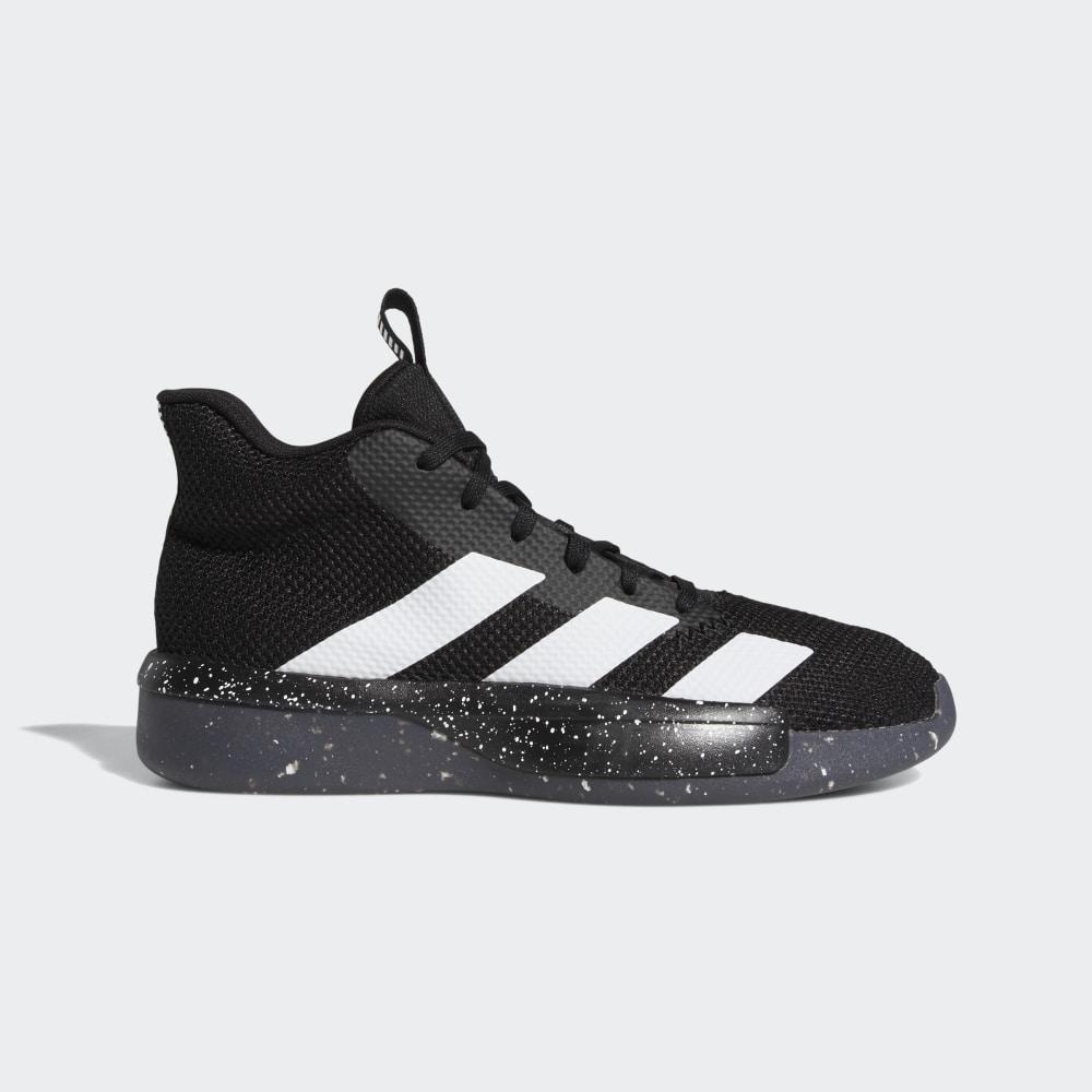 Adidas Men's Pro Next 2019 Basketball Shoes Black/White Ireland EF9845